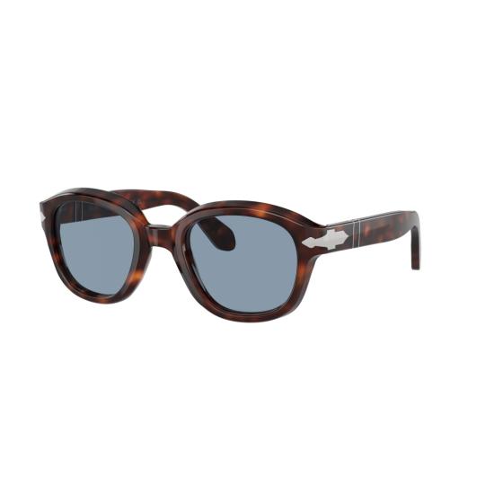 26SS 페르솔 선글라스 0Po0060s 둥근 호피무늬 아세테이트  (실버 화살표 디테일) - PERSOL