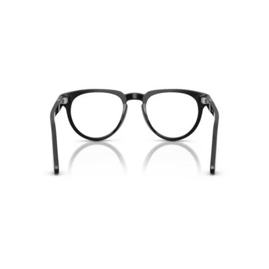 26SS 페르솔 안경 0Po3377v 클래식 원형 아세테이트  (실버 화살표 디테일) - PERSOL