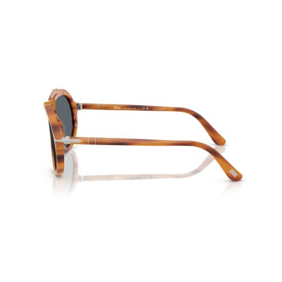 26SS 페르솔 선글라스 0Po0202s 호피무늬 에비에이터 , 독특한 이중 브릿지 디자인 - PERSOL