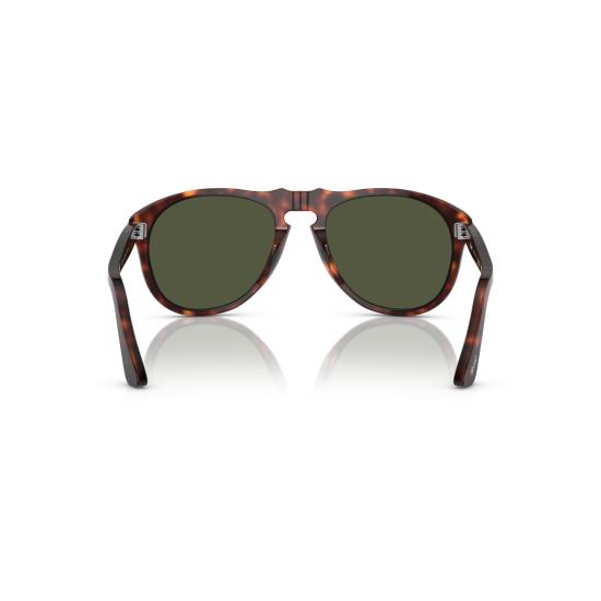 26SS 페르솔 선글라스 0Po0649 호피무늬 아세테이트 소재 에비에이터  (진녹색 렌즈) - PERSOL