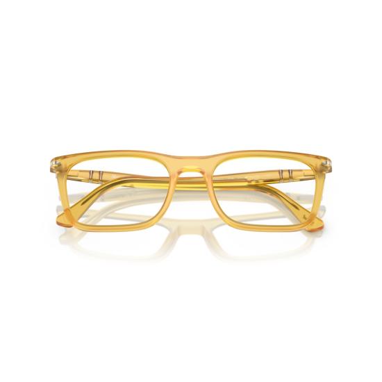 26SS 페르솔 선글라스 0Po3358v 반투명 앰버 아세테이트 안경테 (메탈릭 액센트 포함) - PERSOL