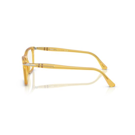 26SS 페르솔 선글라스 0Po3358v 반투명 앰버 아세테이트 안경테 (메탈릭 액센트 포함) - PERSOL