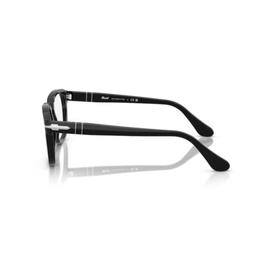26SS 페르솔 선글라스 0Po3376v 클래식 스퀘어 프레임 안경 (실버 화살표 디테일) - PERSOL