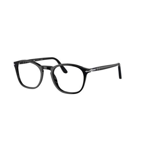 26SS 페르솔 안경 0Po3007v 둥근 사각형 프레임 안경 (광택 마감) - PERSOL