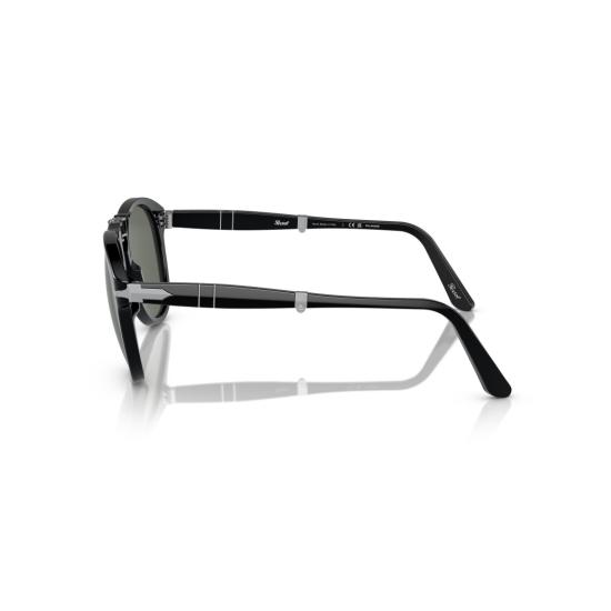 26SS 페르솔 선글라스 0Po0714 둥근 블랙 아세테이트  (키홀 브릿지) - PERSOL