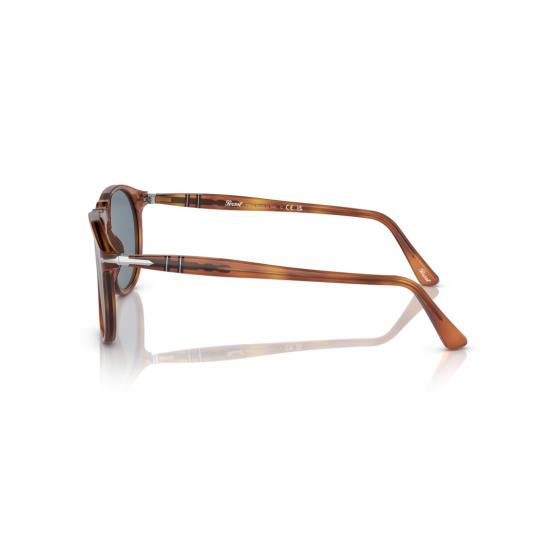 26SS 페르솔 선글라스 0Po9649s 반투명 브라운 아세테이트 소재 원형 프레임 - PERSOL