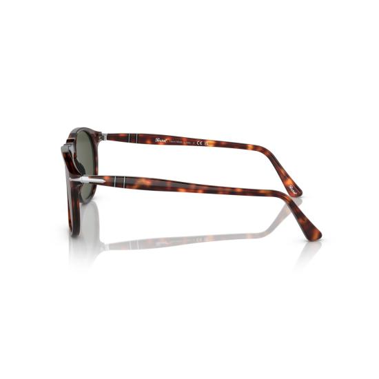 26SS 페르솔 선글라스 0Po9649s 클래식 원형 프레임 호피무늬 - PERSOL