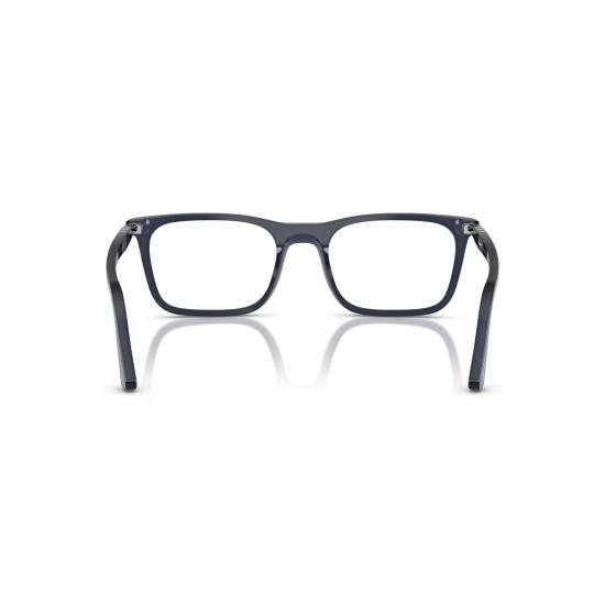 26SS 페르솔 안경 0Po3358v 은은한 금속 디테일이 돋보이는 직사각형 아세테이트 안경 - PERSOL