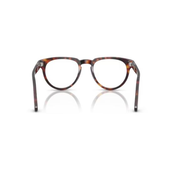 26SS 페르솔 안경 0Po3377v 클래식 원형 프레임 호피무늬  (캣아이형) - PERSOL