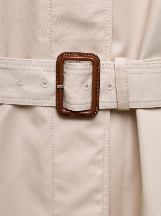  구찌 벨트 싱글 브레스트 트렌치 코트 ( 포함) 베이지 색상 - GUCCI