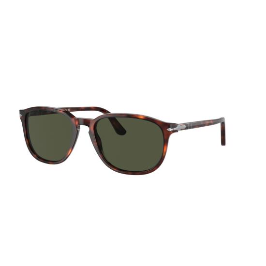 26SS 페르솔 선글라스 0Po3019s 둥근 직사각형 호피무늬 아세테이트 - PERSOL