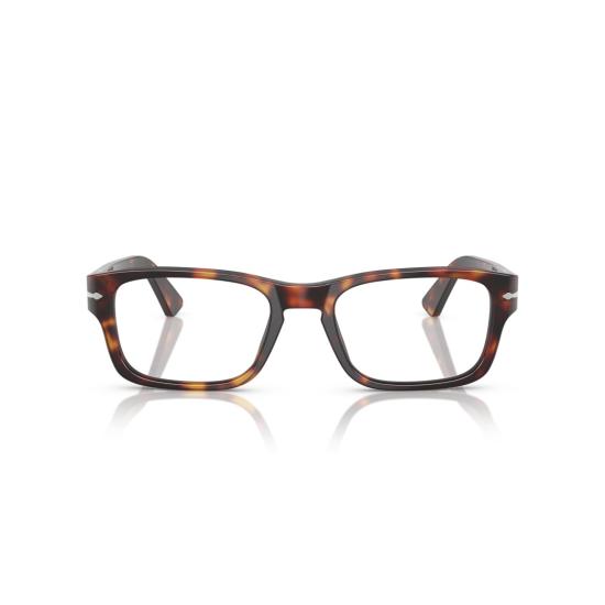 26SS 페르솔 안경 0Po3364v 직사각형 아세테이트 안경테 (호피무늬) - PERSOL