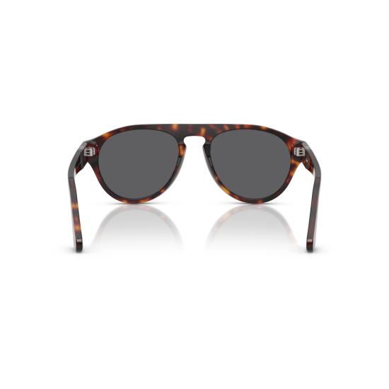 26SS 페르솔 선글라스 0Po3370s 호피무늬 원형 프레임  (메탈릭 디테일 포함) - PERSOL