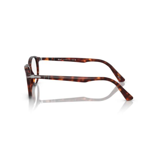 26SS 페르솔 안경 0Po3143v 원형 아세테이트 안경테 (호피 무늬) - PERSOL