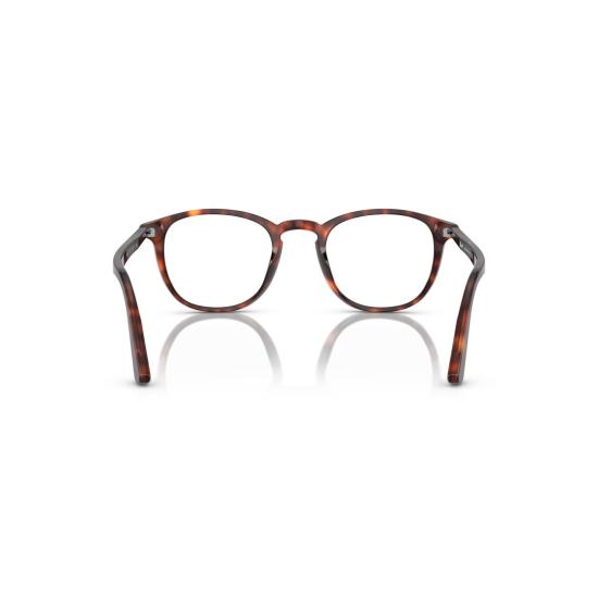 26SS 페르솔 안경 0Po3143v 원형 아세테이트 안경테 (호피 무늬) - PERSOL