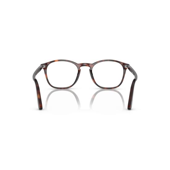 26SS 페르솔 안경 0Po3007v 원형 프레임 호피무늬  (키홀 브릿지) - PERSOL