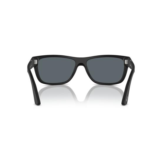 26SS 페르솔 선글라스 0Po3342s 실버 화살표 디테일이 있는 직사각형 아세테이트 - PERSOL