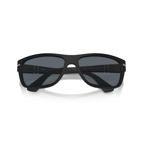 26SS 페르솔 선글라스 0Po3342s 실버 화살표 디테일이 있는 직사각형 아세테이트 - PERSOL