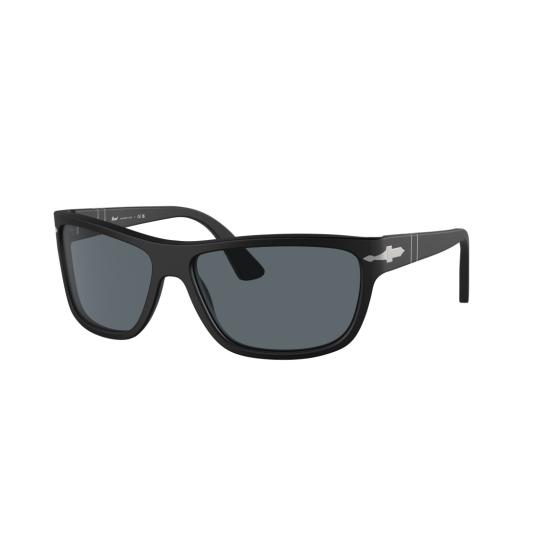 26SS 페르솔 선글라스 0Po3342s 실버 화살표 디테일이 있는 직사각형 아세테이트 - PERSOL