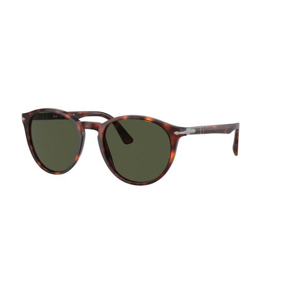 26SS 페르솔 선글라스 0Po3152s 클래식 원형 프레임 호피무늬 - PERSOL