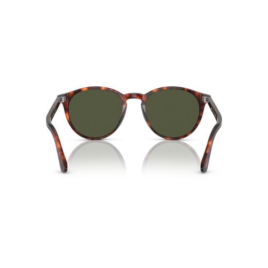 26SS 페르솔 선글라스 0Po3152s 클래식 원형 프레임 호피무늬 - PERSOL