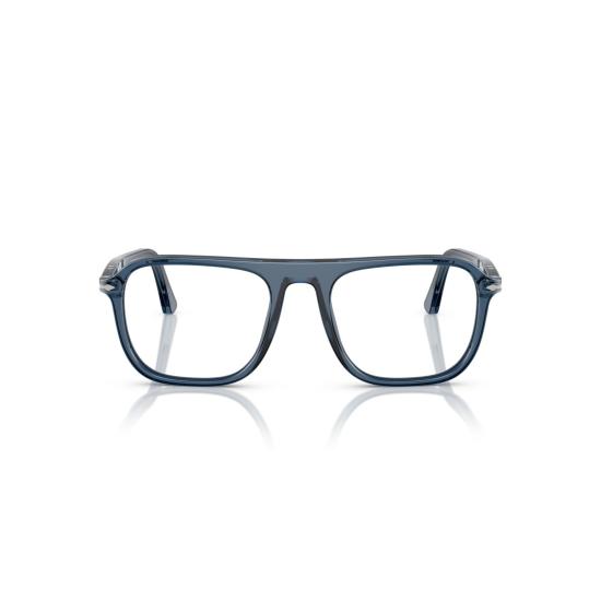 26SS 페르솔 선글라스 0Po3359v 반투명 아세테이트 사각 프레임 안경 (키홀 브릿지 포함)