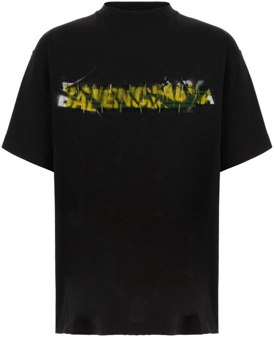 26SS 발렌시아가 탑 764235TUVI61000 BLACK