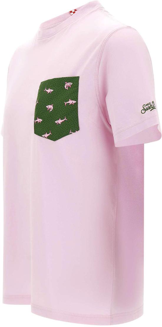 26SS 세인트바쓰 반팔 티셔츠 BLA000102197L PINK - MC2 SAINT BARTH