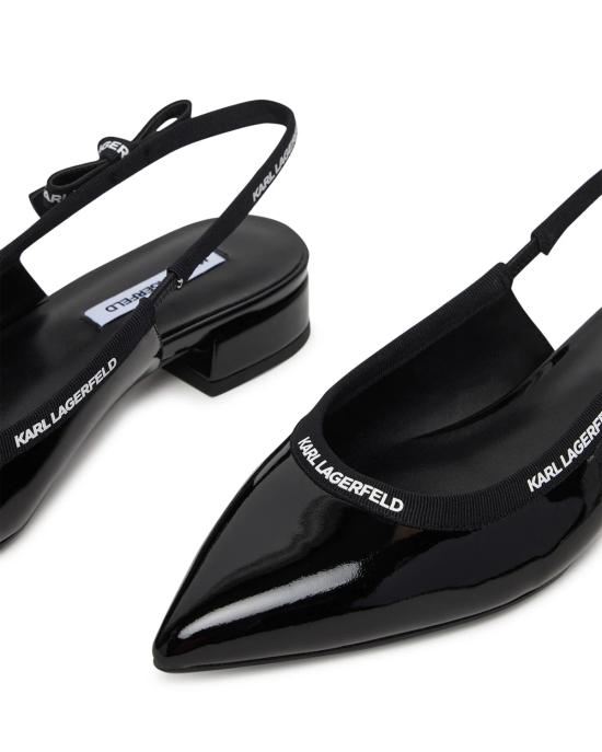 26SS 칼라거펠트 힐/펌프스 KL40159 1BP black pantent NERO - KARL LAGERFELD