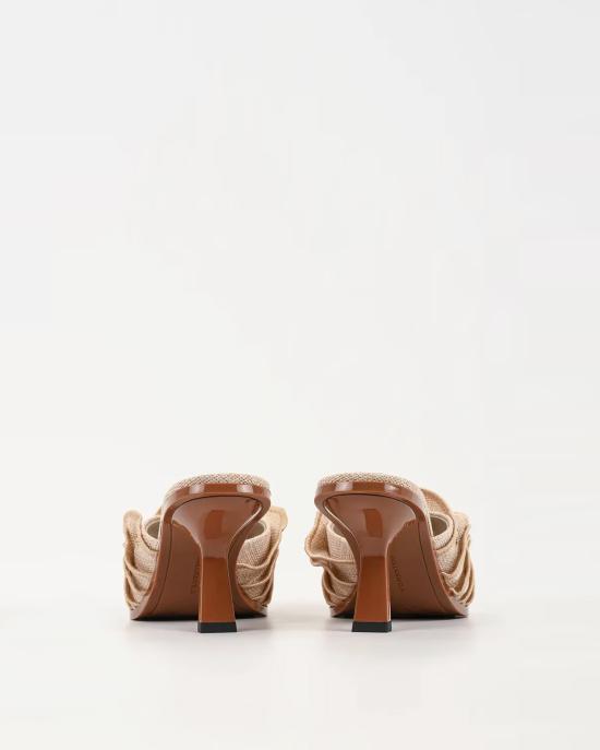 26SS 칼라거펠트 뮬/슬리퍼 KL33604 TNT natural hessian textile NATURALE - KARL LAGERFELD