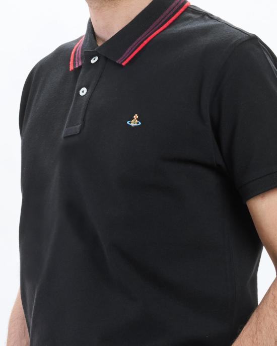 26SS 비비안웨스트우드 폴로 티셔츠 2H01000U J00AU N401 NERO - VIVIENNE WESTWOOD