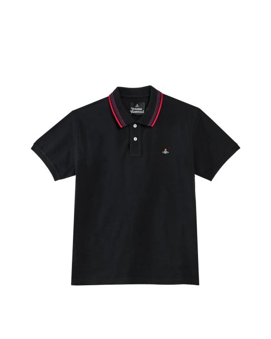 26SS 비비안웨스트우드 폴로 티셔츠 2H01000U J00AU N401 NERO