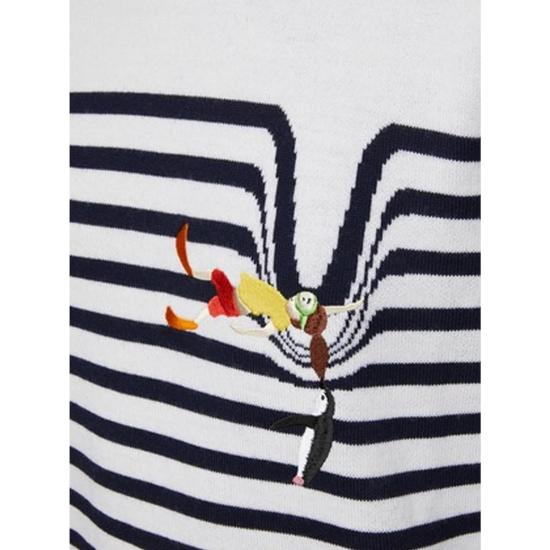  로에베 스웨터 X 스나 후지타 스트라이프 - LOEWE