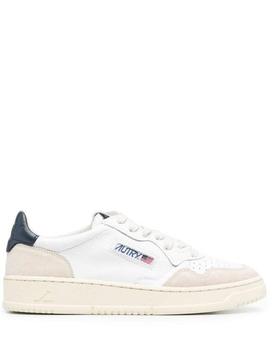 26FW 오트리 메달리스트 로우 스니커즈 AULMLS28WHTBLUE White