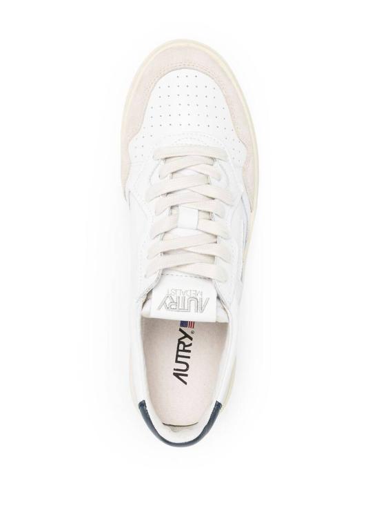 26FW 오트리 메달리스트 로우 스니커즈 AULMLS28WHTBLUE White - AUTRY