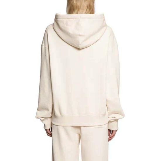  질샌더 스웨터 질 샌더 코튼 후드 스웨트셔츠 화이트 - JIL SANDER