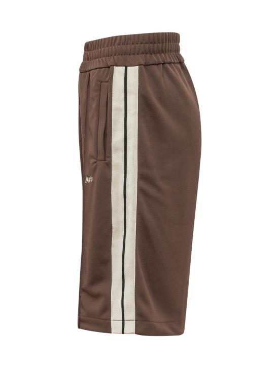 26SS 팜앤젤스 숏팬츠 PMCL009S26FAB001 6003 BROWN OFF WHITE - PALM ANGELS