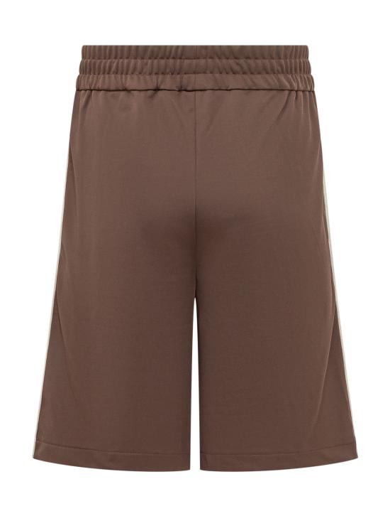 26SS 팜앤젤스 숏팬츠 PMCL009S26FAB001 6003 BROWN OFF WHITE - PALM ANGELS