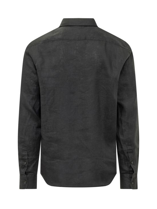 26SS 팜앤젤스 긴팔 셔츠 PMGE04NS26FAB001 1003 BLACK OFF WHITE - PALM ANGELS