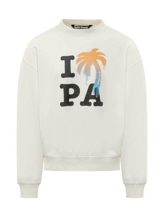 26SS 팜앤젤스 긴팔 티셔츠 PMBA08HS26FLE006 0310 OFF WHITE BLACK