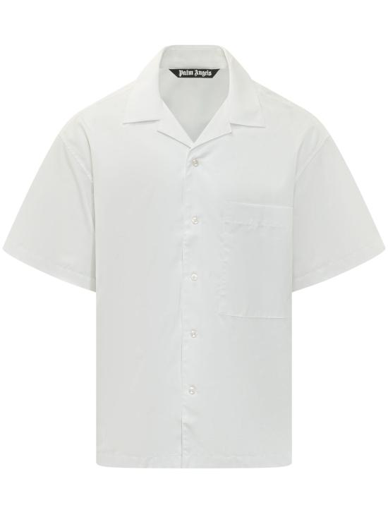 26SS 팜앤젤스 긴팔 셔츠 PMGG00AS26FAB001 0310 OFF WHITE BLACK