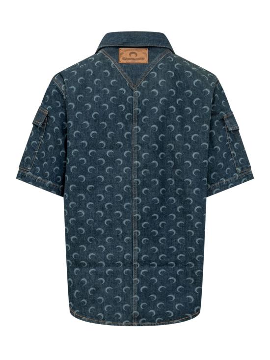 26SS 마린세르 긴팔 셔츠 MSI062ARDEN0002 BL80 MIDNIGHT BLUE - MARINE SERRE