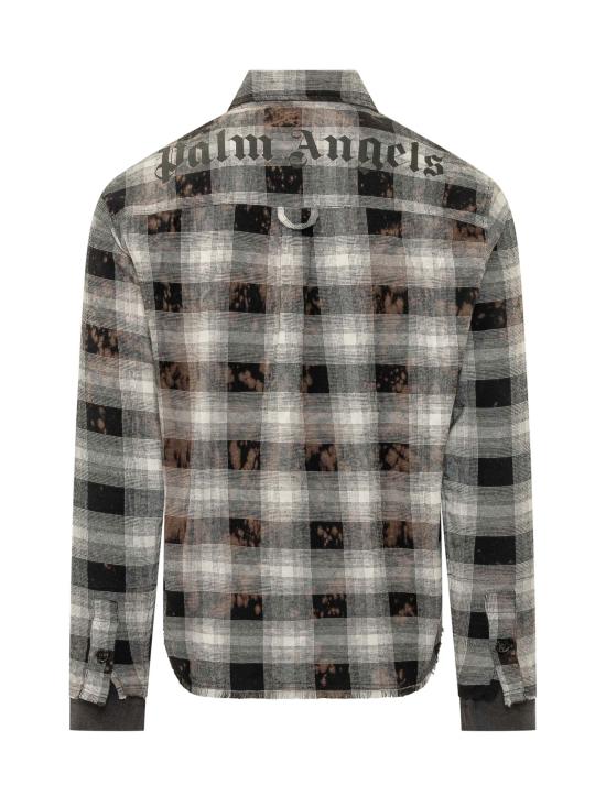 26SS 팜앤젤스 긴팔 셔츠 PMGE04DS26FAB001 1003 BLACK OFF WHITE - PALM ANGELS