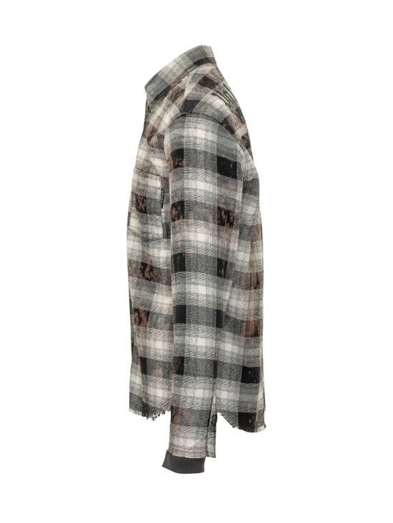 26SS 팜앤젤스 긴팔 셔츠 PMGE04DS26FAB001 1003 BLACK OFF WHITE - PALM ANGELS