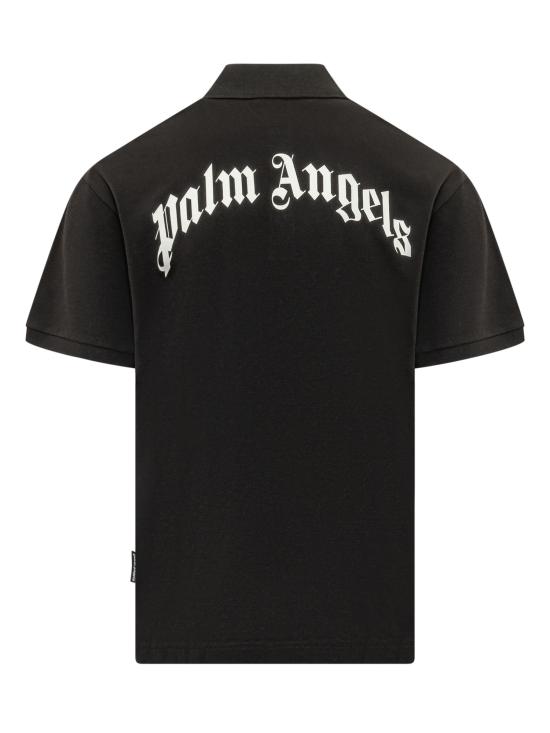 26SS 팜앤젤스 폴로 티셔츠 PMGB012S26FAB005 1003 BLACK OFF WHITE - PALM ANGELS