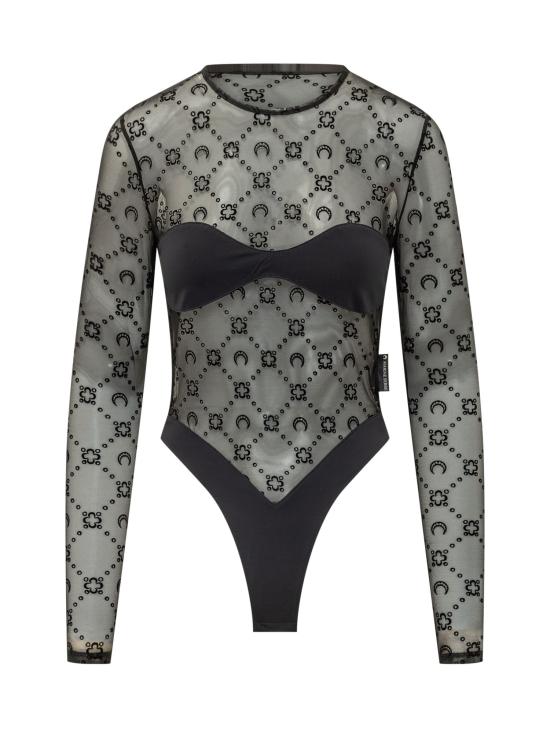 26SS 마린세르 반팔 티셔츠 WTO474ACJER0005 BK99 BLACK