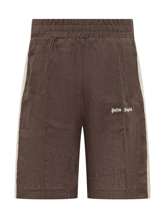 26SS 팜앤젤스 숏팬츠 PMCB05CS26FAB001 6003 BROWN OFF WHITE