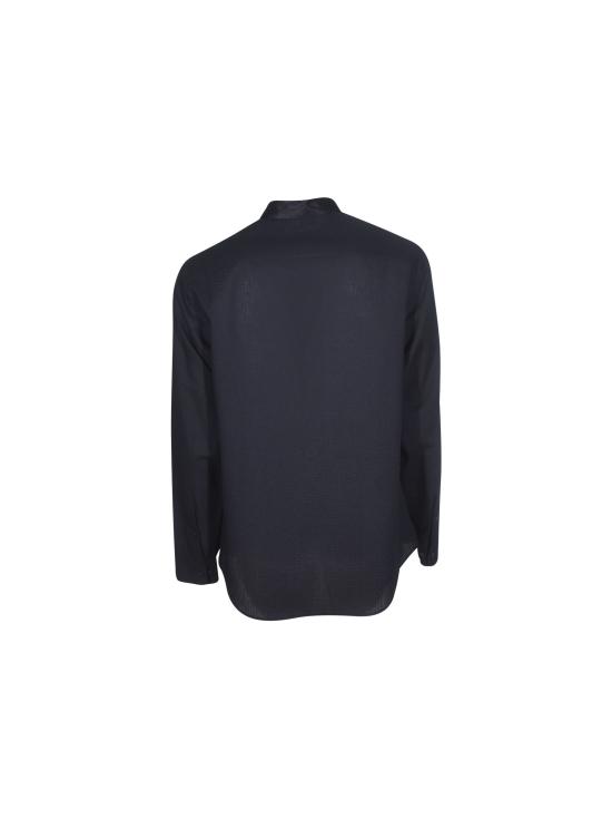 26SS 조르지오 아르마니 긴팔 셔츠 GM003578 TE11186 UC001 Black - GIORGIO ARMANI