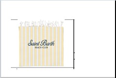 26SS [키즈] 세인트바쓰 수영복/비치웨어 FOUL002 02600L YELLOW