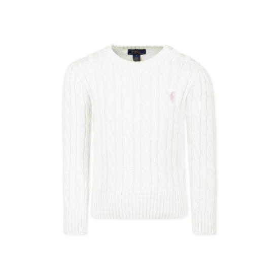 26FW [키즈] 랄프 로렌 니트/스웻셔츠 901316011 WHITE